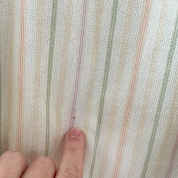 Liz Sport Pastel Striped Long Sleeve Button Down Shirt - Picture 7 of 9